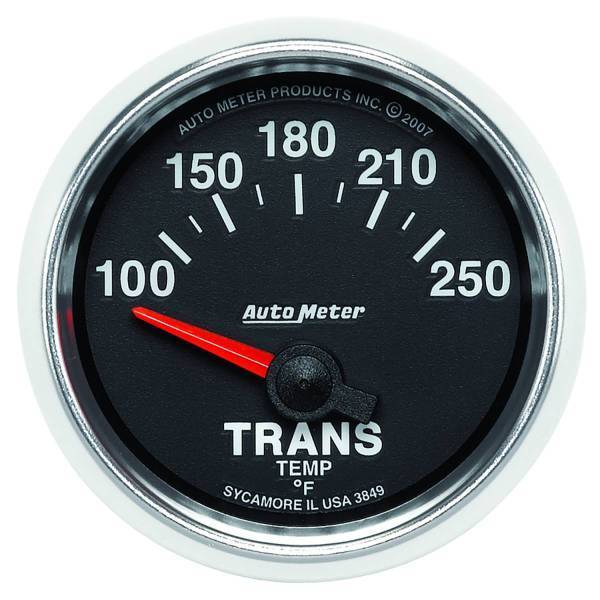Autometer - AutoMeter GAUGE TRANSMISSION TEMP 2 1/16in. 100-250deg.F ELECTRIC GS - 3849