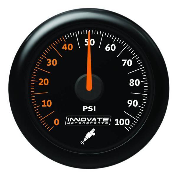 Autometer - AutoMeter GAUGE FUEL PRESSURE 2 1/16in. 100PSI DIGITAL STEPPER MOTOR GS - 3863