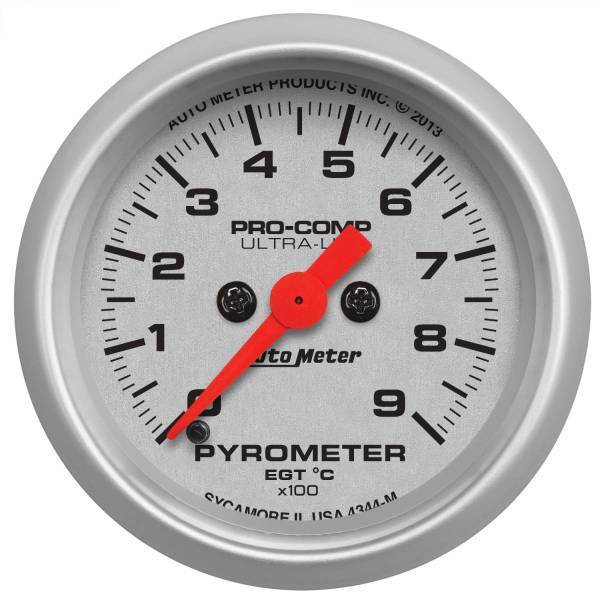 Autometer - AutoMeter GAUGE PYROMETER (EGT) 2 1/16in. 900deg.C DIGITAL STEPPER MOTOR ULTRA-LITE - 4344-M