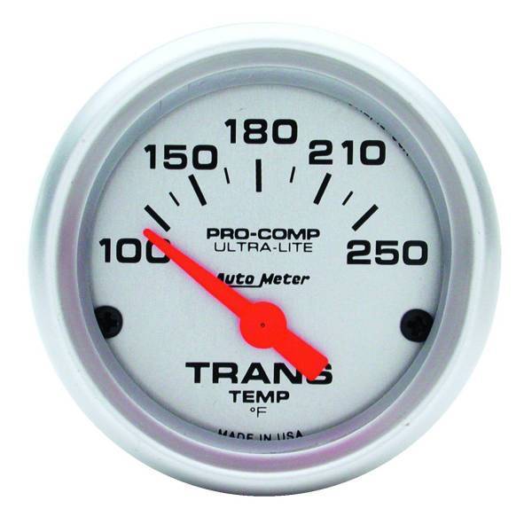 Autometer - AutoMeter GAUGE TRANSMISSION TEMP 2 1/16in. 100-250deg.F ELECTRIC ULTRA-LITE - 4357