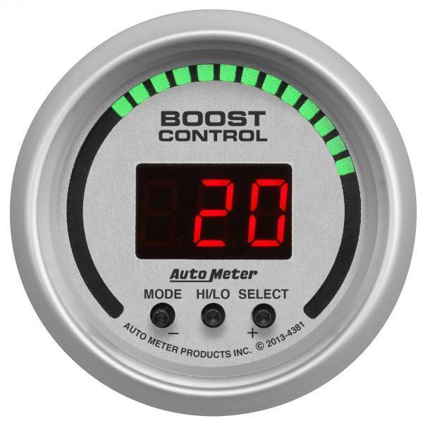 Autometer - AutoMeter GAUGE BOOST CONTROLLER 2 1/16in. 30INHG-30PSI INCL. SOLENOID DIGITAL UL - 4381