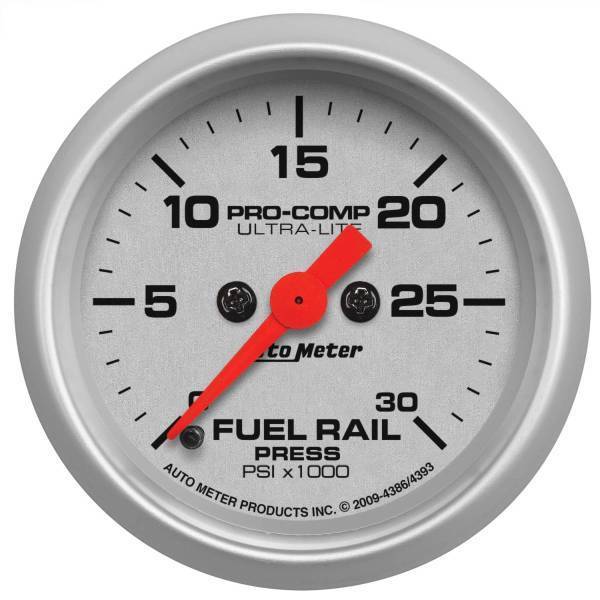 Autometer - AutoMeter GAUGE RAIL PRESS (RAM 6.7L) 2 1/16in. 30KPSI DIGITAL STEPPER MOTOR ULTRA-LI - 4393