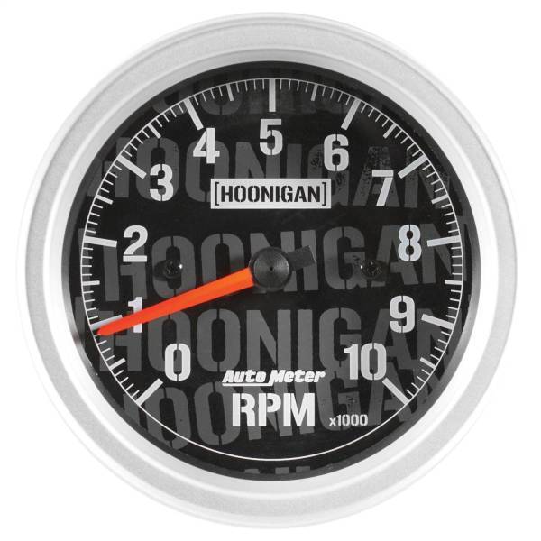 Autometer - AutoMeter GAUGE TACHOMETER 3 3/8in. 10K RPM IN-DASH HOONIGAN - 4497-09000