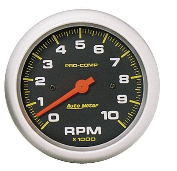Autometer - AutoMeter GAUGE TACHOMETER 3 3/8in. 10K RPM IN-DASH PRO-COMP - 5161