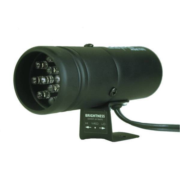 Autometer - AutoMeter SHIFT LIGHT 12 AMBER LED PEDESTAL BLACK SUPER-LITE - 5332