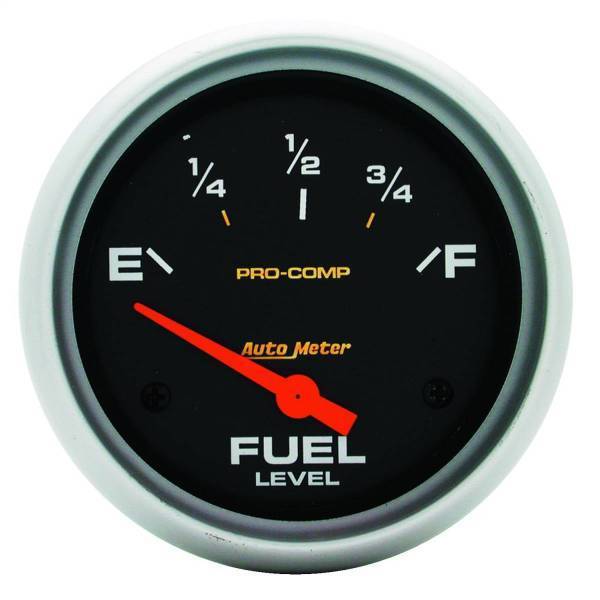 Autometer - AutoMeter GAUGE FUEL LEVEL 2 5/8in. 0OE TO 90OF ELEC PRO-COMP - 5415