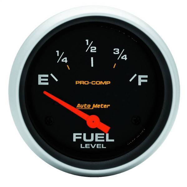 Autometer - AutoMeter GAUGE FUEL LEVEL 2 5/8in. 240OE TO 33OF ELEC PRO-COMP - 5417