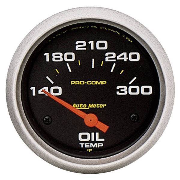 Autometer - AutoMeter GAUGE OIL TEMP 2 5/8in. 140-300deg.F ELECTRIC PRO-COMP - 5447