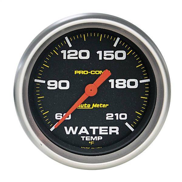 Autometer - AutoMeter GAUGE LOW WATER TEMP 2 5/8in. 60-210deg.F DIGITAL STEPPER MOTOR PRO-COMP - 5469