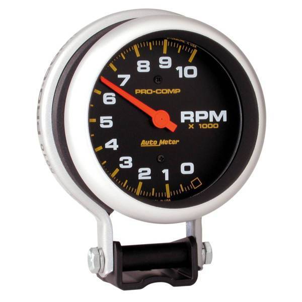 Autometer - AutoMeter GAUGE TACHOMETER 3 3/4in. 10K RPM PEDESTAL PRO-COMP - 5610
