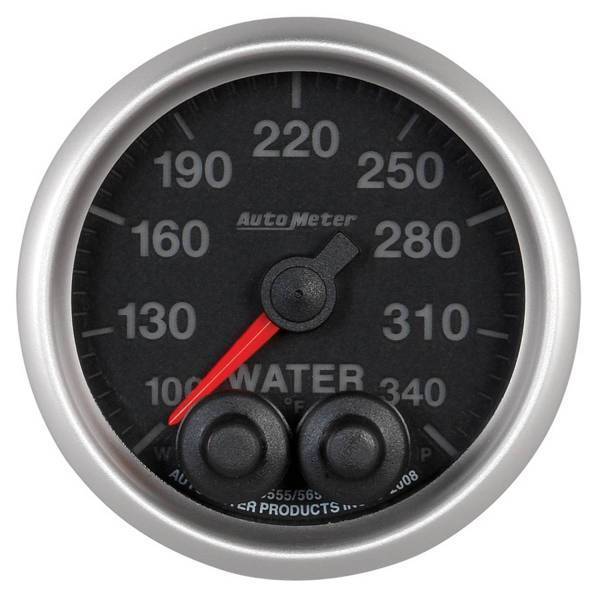 Autometer - AutoMeter GAUGE WATER TEMP 2 1/16in. 340deg.F STEPPER MOTOR W/PEAK/WARN ELITE - 5655