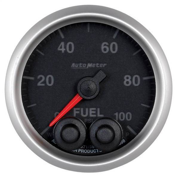 Autometer - AutoMeter GAUGE FUELP 2 1/16in. 100PSI DIGITAL STPR MTR W/PK/WRN ELITE-4AN SENSOR - 5671-05702-A