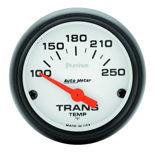 Autometer - AutoMeter GAUGE TRANSMISSION TEMP 2 1/16in. 100-250deg.F ELECTRIC PHANTOM - 5757