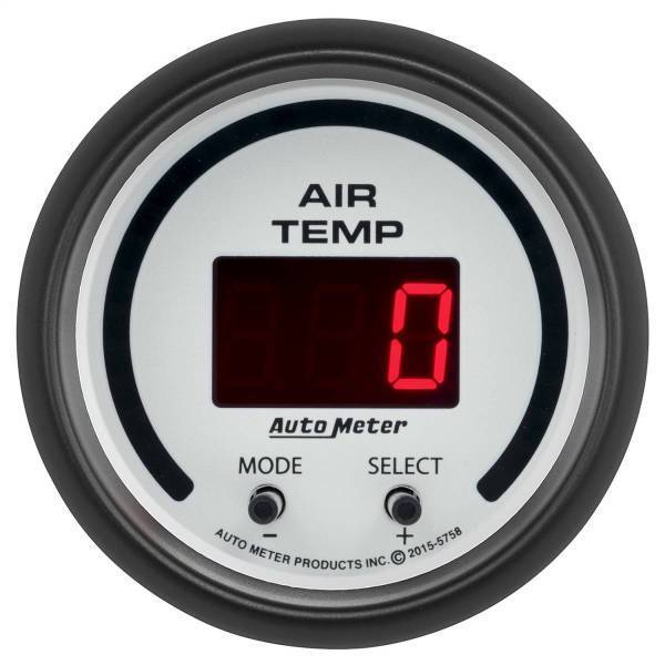 Autometer - AutoMeter GAUGE AIR TEMP DUAL 2 1/16in. 0-300deg.F DIGITAL PHANTOM - 5758