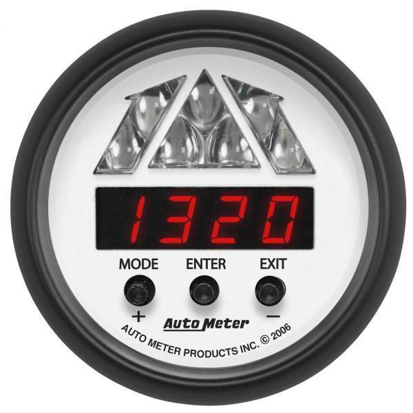 Autometer - AutoMeter GAUGE TACHOMETER DIGITAL RPM W/LED SHIFT LIGHT PHANTOM - 5787