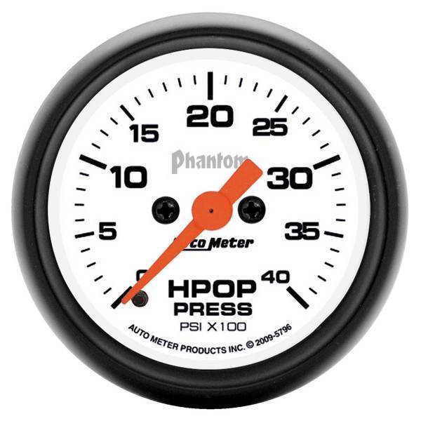 Autometer - AutoMeter GAUGE HIGH PRESS OIL PUMP 2 1/16in. 4KPSI DIGITAL STEPPER MOTOR PHANTOM - 5796