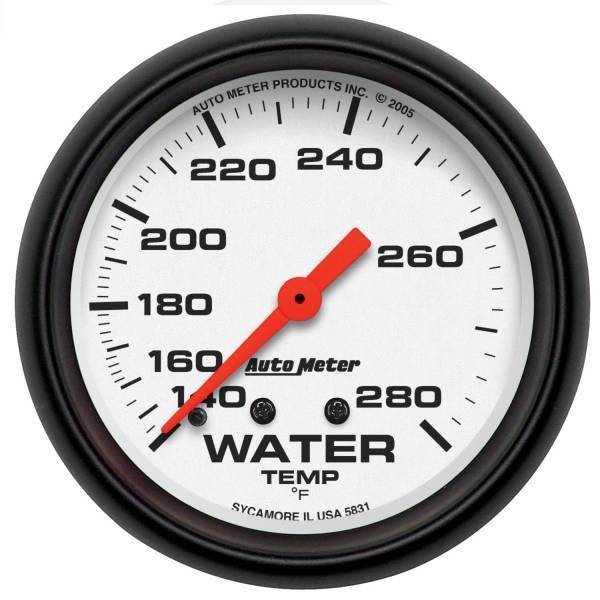 Autometer - AutoMeter GAUGE WATER TEMP 2 5/8in. 140-280deg.F MECHANICAL PHANTOM - 5831
