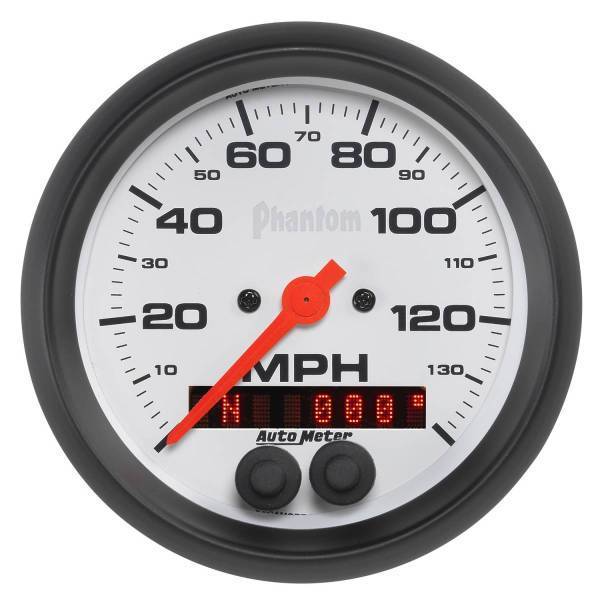 Autometer - AutoMeter GAUGE SPEEDOMETER 3 3/8in. 140MPH GPS PHANTOM - 5880