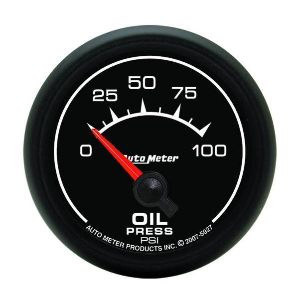 Autometer - AutoMeter GAUGE OIL PRESSURE 2 1/16in. 100PSI ELECTRIC ES - 5927