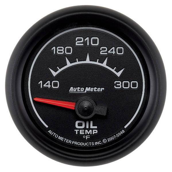 Autometer - AutoMeter GAUGE OIL TEMP 2 1/16in. 140-300deg.F ELECTRIC ES - 5948