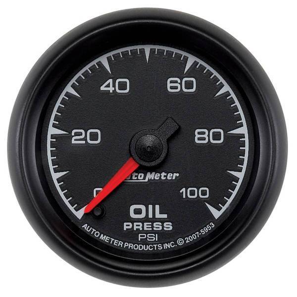 Autometer - AutoMeter GAUGE OIL PRESSURE 2 1/16in. 100PSI DIGITAL STEPPER MOTOR ES - 5953