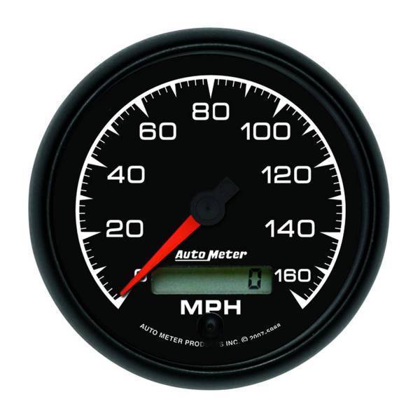 Autometer - AutoMeter GAUGE SPEEDOMETER 3 3/8in. 160MPH ELEC. PROGRAMMABLE ES - 5988