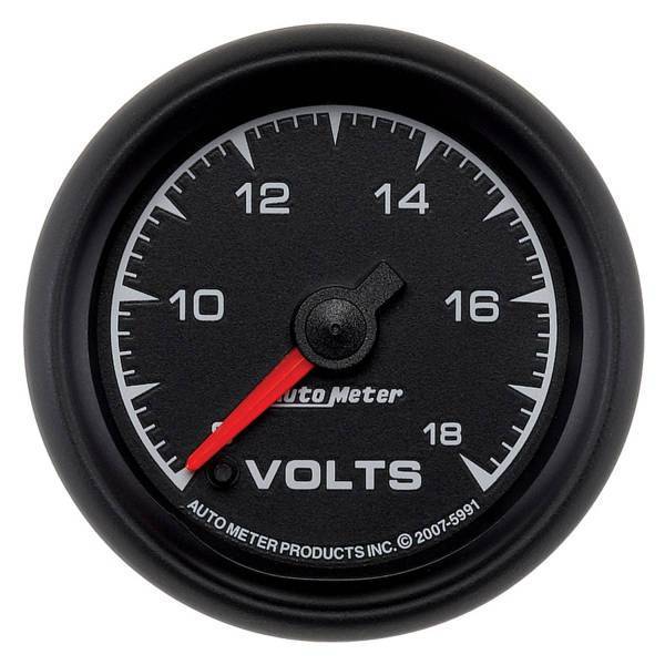 Autometer - AutoMeter GAUGE VOLTMETER 2 1/16in. 18V DIGITAL STEPPER MOTOR ES - 5991