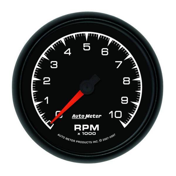 Autometer - AutoMeter GAUGE TACHOMETER 3 3/8in. 10K RPM IN-DASH ES - 5997