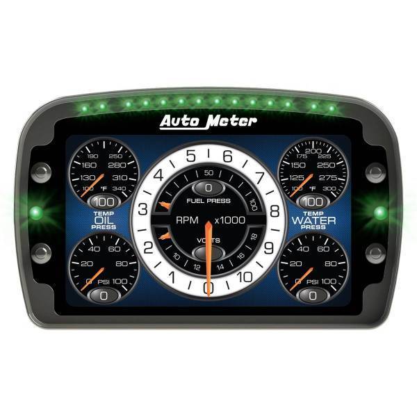 Autometer - AutoMeter RACING INSTRUMENT DISPLAY COLOR LCD CONFIG SHIFT/ALARM LIGHTS DATALOGGING - 6021