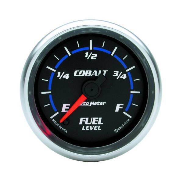 Autometer - AutoMeter GAUGE FUEL LEVEL 2 1/16in. 0-280O PROGRAMMABLE COBALT - 6114