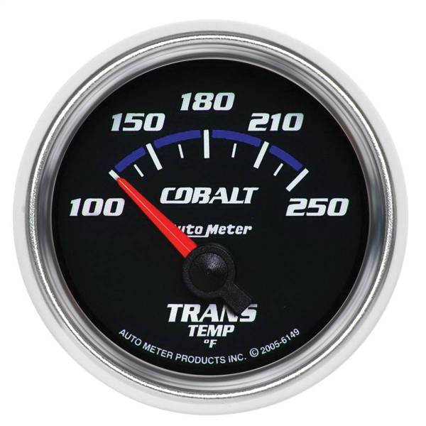 Autometer - AutoMeter GAUGE TRANSMISSION TEMP 2 1/16in. 100-250deg.F ELECTRIC COBALT - 6149