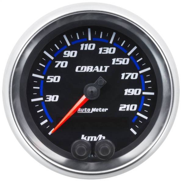 Autometer - AutoMeter GAUGE SPEEDOMETER 3 3/8in. 225KM/H GPS COBALT - 6280-M