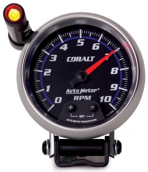 Autometer - AutoMeter GAUGE TACHOMETER 3 3/4in. 10K RPM PEDESTAL W/EXT. QUICK-LITE COBALT - 6290