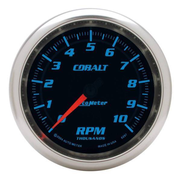 Autometer - AutoMeter GAUGE TACHOMETER 3 3/8in. 10K RPM IN-DASH COBALT - 6297