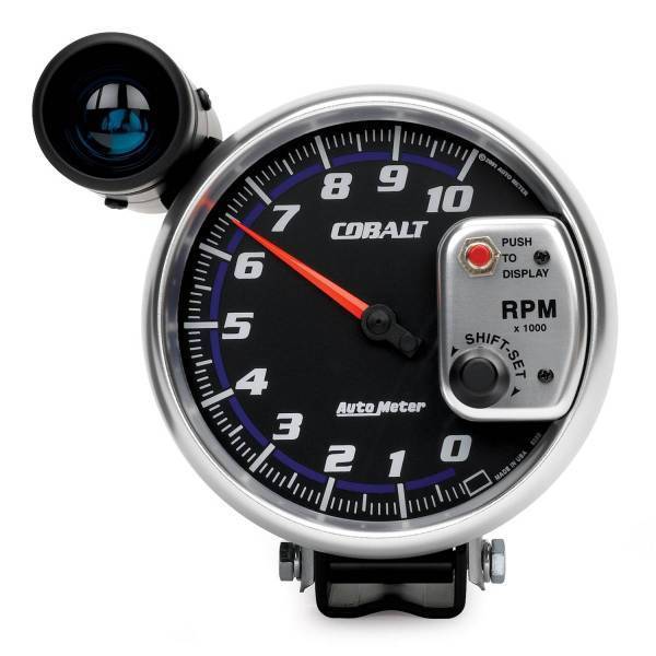 Autometer - AutoMeter GAUGE TACHOMETER 5in. 10K RPM PEDESTAL W/EXT. SHIFT-LITE COBALT - 6299