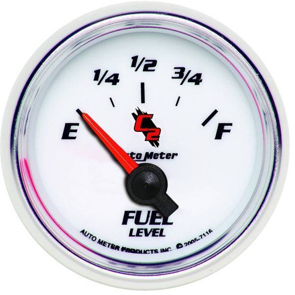 Autometer - AutoMeter GAUGE FUEL LEVEL 2 1/16in. 240OE TO 33OF ELEC C2 - 7116