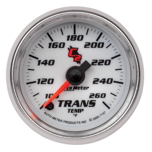 Autometer - AutoMeter GAUGE TRANSMISSION TEMP 2 1/16in. 100-260deg.F DIGITAL STEPPER MOTOR C2 - 7157