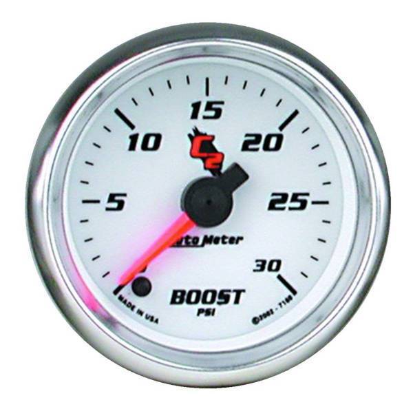 Autometer - AutoMeter GAUGE BOOST 2 1/16in. 30PSI DIGITAL STEPPER MOTOR C2 - 7160