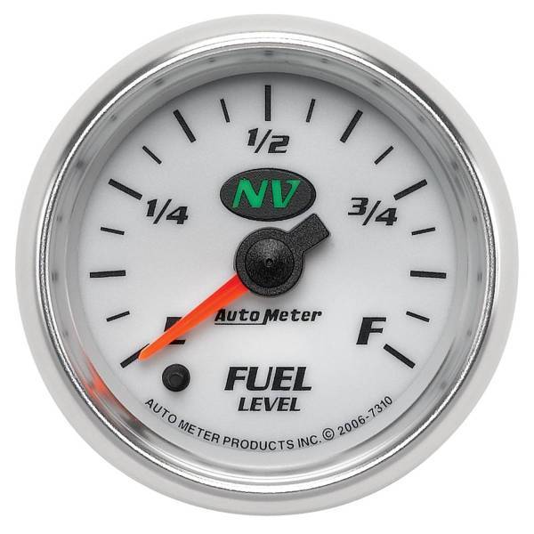 Autometer - AutoMeter GAUGE FUEL LEVEL 2 1/16in. 0-280O PROGRAMMABLE NV - 7310