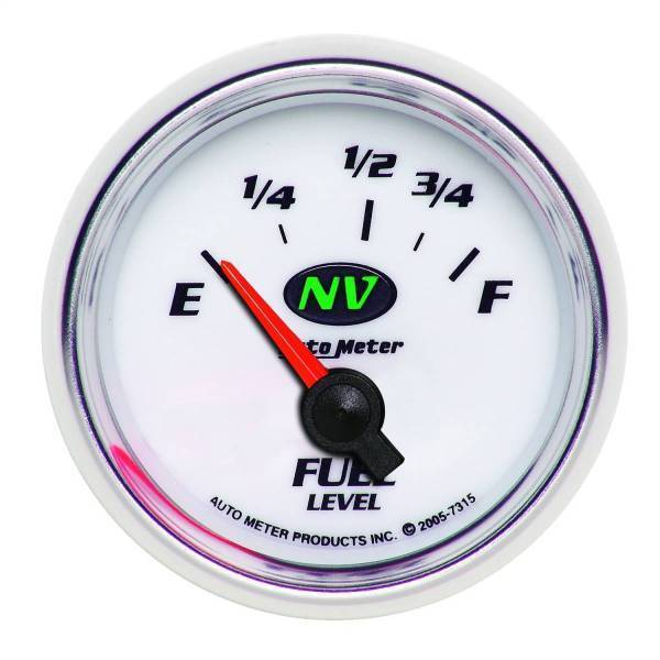 Autometer - AutoMeter GAUGE FUEL LEVEL 2 1/16in. 73OE TO 10OF ELEC NV - 7315