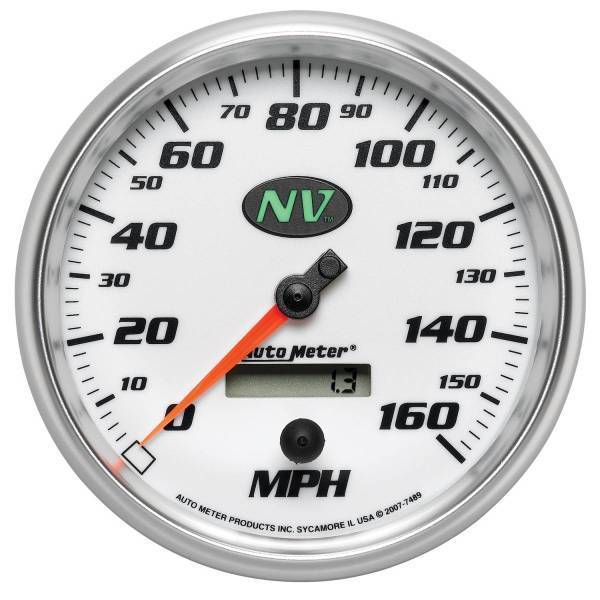 Autometer - AutoMeter GAUGE SPEEDOMETER 5in. 160MPH ELEC. PROGRAMMABLE NV - 7489