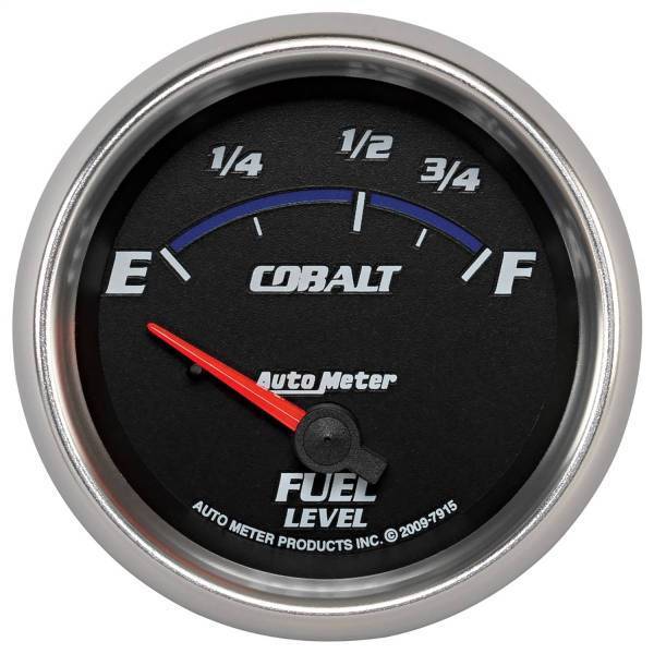 Autometer - AutoMeter GAUGE FUEL LEVEL 2 5/8in. 73OE TO 10OF ELEC COBALT - 7915