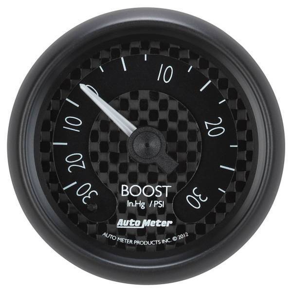 Autometer - AutoMeter GAUGE VAC/BOOST 2 1/16in. 30INHG-30PSI MECHANICAL GT - 8003