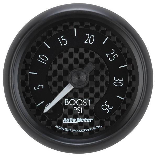 Autometer - AutoMeter GAUGE BOOST 2 1/16in. 35PSI MECHANICAL GT - 8004