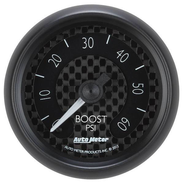 Autometer - AutoMeter GAUGE BOOST 2 1/16in. 60PSI MECHANICAL GT - 8005