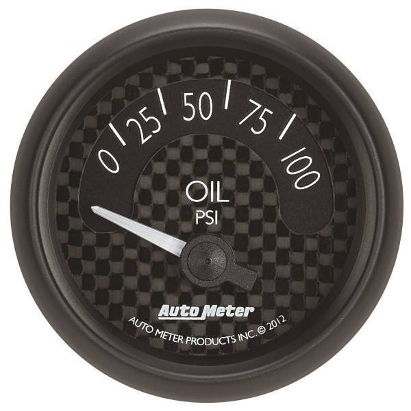Autometer - AutoMeter GAUGE OIL PRESS 2 1/16in. 100PSI ELEC GT - 8027