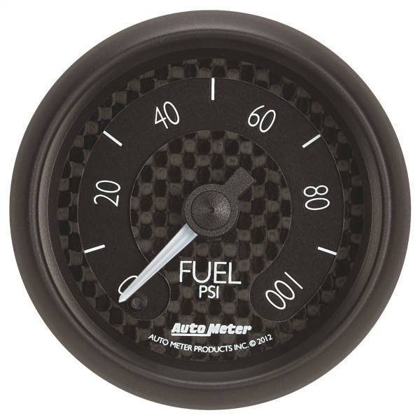 Autometer - AutoMeter GAUGE FUEL PRESSURE 2 1/16in. 100PSI DIGITAL STEPPER MOTOR GT - 8063