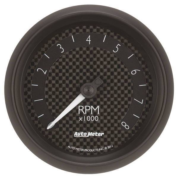 Autometer - AutoMeter GAUGE TACHOMETER 3 3/8in. 8K RPM IN-DASH GT - 8097