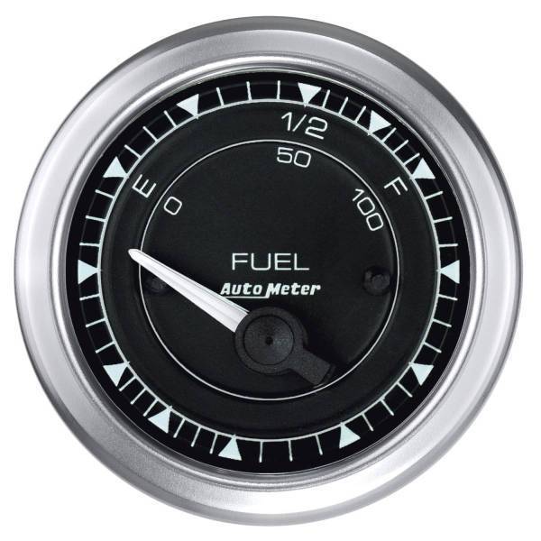 Autometer - AutoMeter GAUGE FUEL LEVEL 2 1/16in. 73OE TO 10OF ELEC CHRONO - 8115