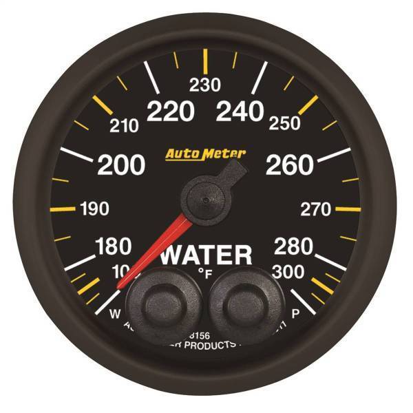 Autometer - AutoMeter GAUGE WATER TEMP 2 1/16in. 100-300deg.F STEPPER MOTOR W/PEAK/WARN NASCAR CA - 8156-05702